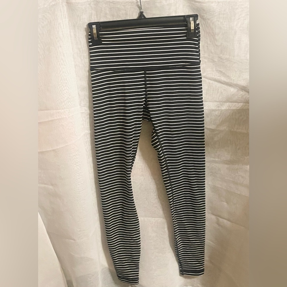 #43 Lululemon Wunder Under Pant Parallel Stripe B… - image 8